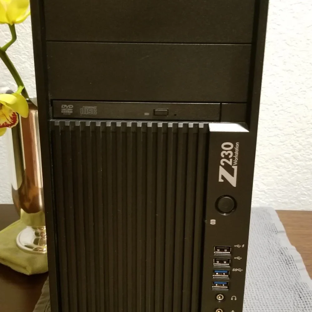 HP Workstation Z230 Tower PC i7-4771 | 3.5GHz CPU 8GB RAM 1TB Windows 10 Pro